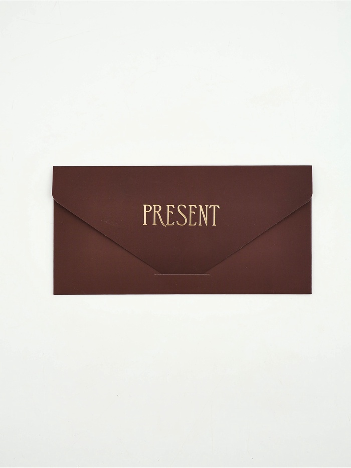 Конверт подарочный «Текстура», софт-тач, тиснение, 19×9 см - Фото 1