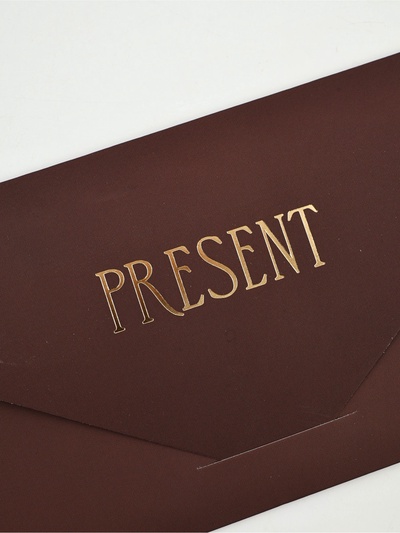 Конверт подарочный «Текстура», софт-тач, тиснение, 19×9 см