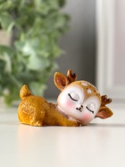 Фигурка полистоун «Милый спящий оленёнок», 7.2×3.3×3.8 см, МИКС - Фото 2