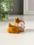 Фигурка полистоун «Милый спящий оленёнок», 7.2×3.3×3.8 см, МИКС - Фото 3