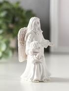 Фигурка полистоун «Девушка-ангел с ребёнком», белый, 5.2×4.2×8.3 см, МИКС - Фото 3