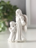 Фигурка полистоун «Девушка-ангел с ребёнком», белый, 5.2×4.2×8.3 см, МИКС - Фото 5