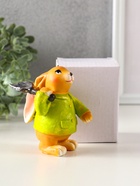 Фигурка полистоун «Зайчик с лопатой, в зелёном пальто», 6×7.5×9.5 см - фото 809290743 Фигурка полистоун «Зайчик с лопатой, в зелёном пальто», 6×7.5×9.5 см - фото 809290743