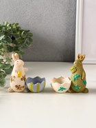 Фигурка-подставка полистоун «Зайчики пасхальные», набор 2 шт., 5.3×10×10 см - фото 809290744 Фигурка-подставка полистоун «Зайчики пасхальные», набор 2 шт., 5.3×10×10 см - фото 809290744