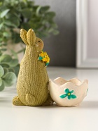 Фигурка-подставка полистоун «Зайчики пасхальные», набор 2 шт., 5.3×10×10 см - фото 809290747 Фигурка-подставка полистоун «Зайчики пасхальные», набор 2 шт., 5.3×10×10 см - фото 809290747