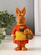 Фигурка полистоун «Зайка в вязанном платье с корзиной яиц», 5.5×8.2×16 см - фото 809290760 Фигурка полистоун «Зайка в вязанном платье с корзиной яиц», 5.5×8.2×16 см - фото 809290760