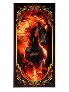 Настольная игра 2 в 1 «Огненная лошадь»: нарды, шашки, деревянные - Фото 1