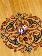 Настольная игра 2 в 1 «Огненная лошадь»: нарды, шашки, деревянные - Фото 13