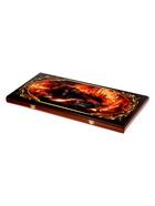 Настольная игра 2 в 1 «Огненная лошадь»: нарды, шашки, деревянные - Фото 3