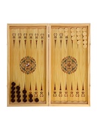 Настольная игра 2 в 1 «Огненная лошадь»: нарды, шашки, деревянные - Фото 6