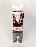 Комбинезон «Лапландия», с подкладом, размер S (ДС 25, ОГ 35, ОШ 25 см), серый/бордо - фото 59415783