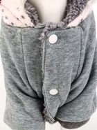 Комбинезон «Лапландия», с подкладом, размер L (ДС 35, ОГ 45, ОШ 35 см), серый/бордо - фото 59415803