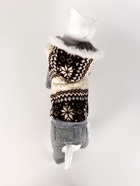 Комбинезон «Лапландия», с подкладом, размер M (ДС 30, ОГ 40, ОШ 30 см), серый/коричневый 10914438