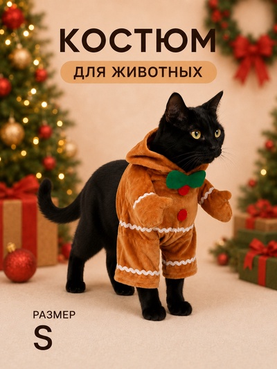 Костюм «Новогодняя печенька», S (ДС 20, ОГ 32 см)