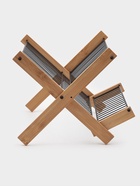 Сушилка для посуды Доляна Meli, 2 уровня, бамбук, металл, чёрная - Фото 5