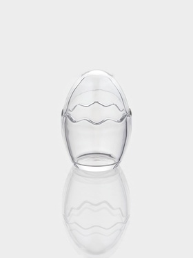 Ёмкость для сервировки «Яйцо», 6.3×9 см, стекло, прозрачная 10910767