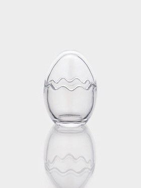 Ёмкость для сервировки «Яйцо», 8.3×11.5 см, стекло, прозрачная 10910768