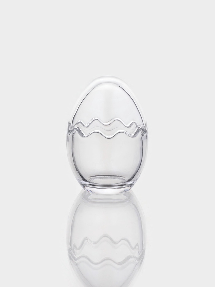 Ёмкость для сервировки «Яйцо», 8.3×11.5 см, стекло, прозрачная