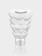 Графин «Рельеф», 1 л, 13×13×24 см, со стаканом 350 мл, с бамбуковой крышкой, стекло, прозрачный - фото 60063785