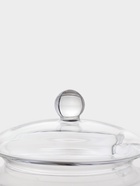 Сахарница с двойными стенками «Флора», 11×12 см, с сухоцветами, с ложкой, стекло, прозрачная - фото 60063794