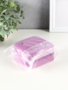 Шкатулка для украшений «Фиолет», кожзам, 4 ячейки, 7 полос, 3 крючка, 10×10×5 см - Фото 5