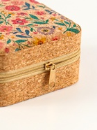 Шкатулка для украшений «Цветочная», пробка, кожзам, 10×10×5 см - Фото 4