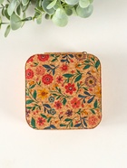 Шкатулка для украшений «Цветочная», пробка, кожзам, 10×10×5 см - Фото 5