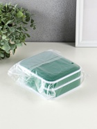 Шкатулка для украшений Giulia, пластик, кожзам, 6 ячеек, 10 полос, зелёная, 13.5×11.5×5.5 см - Фото 5