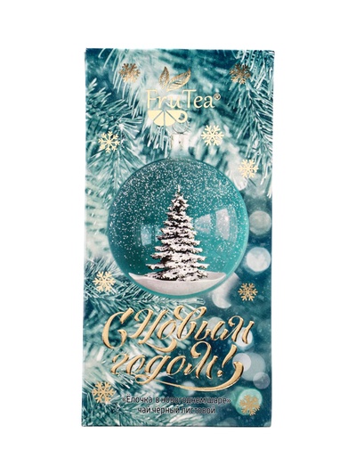 Чай черный новогодний «Елочка в новогоднем шаре», 50 г