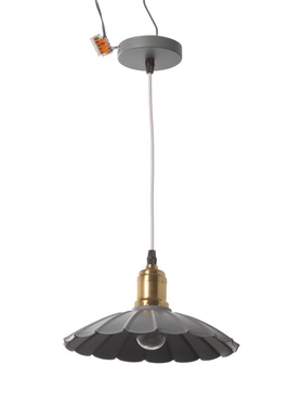 {{photo.Alt || photo.Description || 'УЦЕНКА Светильник BayerLux, 40 Вт, E27, 25×25×10 см, серый/медь'}}