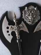 УЦЕНКА Сувенирное оружие « Топоры» на планшете со львом, 45×57 см - Фото 2