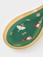 Подставка под ложку новогодняя Доляна «Сказочные истории», 21.5×7.5×1.5 см, стекло, зелёная - Фото 4