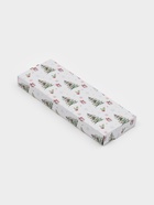 Подставка под ложку Доляна «Новогодние зверята», 26.5×10×2 см, стекло, белая - фото 59847865