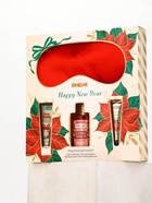 Новогодний подарочный набор косметики: гель для душа, крем для рук, бальзам для губ, маска для сна, URAL LAB - фото 118996650