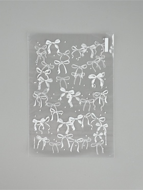 Пакет подарочный пропиленовый «Бантики», 12,5 х 18 см