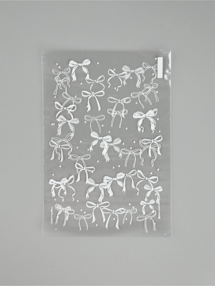 Пакет подарочный пропиленовый «Бантики», 12.5×18 см - Фото 1