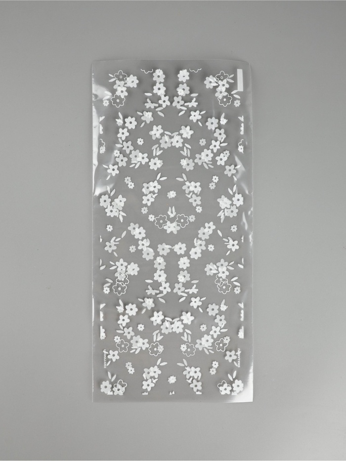 Пакет подарочный пропиленовый «Цветочки», 14×29 см - Фото 1