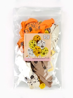 Воздушные шары латексные 14" «ПушМяу», 25 шт.