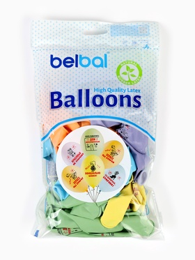 Воздушные шары латексные 14" «Шикарная старуха», 50 шт.