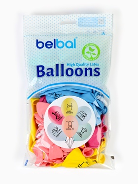 Воздушные шары латексные 14" «Человечки мемы», 50 шт.