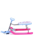 УЦЕНКА Снегокат «Тимка спорт 1+» с единорогом, голубой, розовый, ТС1-М/ЕР Nika Kids - Фото 3