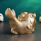 УЦЕНКА Копилка для денег «Рыбка», золотая, 20×12×15 см - Фото 3