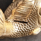 УЦЕНКА Копилка для денег «Рыбка», золотая, 20×12×15 см - Фото 4