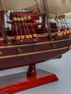 УЦЕНКА Корабль сувенирный «Бреслау», трёхмачтовый, под тёмное дерево, паруса бежевые, 49×43×8 см 136 10952578