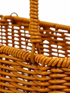 Корзина плетёная для хранения, 25×18×15 см, ручка h=14 см, коричневая - Фото 8