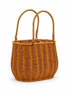 Корзина плетёная для хранения, 21×13×17 см, ручка h=13 см, коричневая - Фото 4