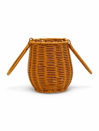 Корзина плетёная для хранения, 21×13×17 см, ручка h=13 см, коричневая - Фото 7