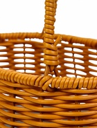 Корзина плетёная для хранения, 21×13×17 см, ручка h=13 см, коричневая 10913314