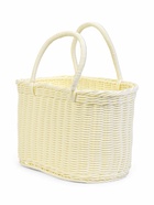 Корзина плетёная для хранения, 37×20.5×36 см, ручка h=17 см, белая - Фото 5