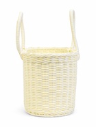 Корзина плетёная для хранения, 37×20.5×36 см, ручка h=17 см, белая - Фото 6